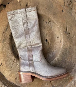 SINGLE Frye Kate astro cognac crackle leather RIGHT FOOT boot women's size 6 thumbnail 1