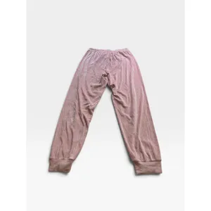 Juicy Couture Pink Velour Rhinestone Logo Lounge Set Top & Joggers Medium thumbnail 14