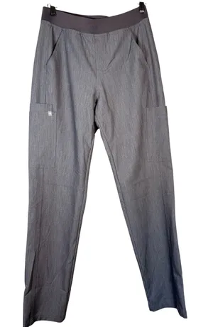 FIGS Cargo Tech Collection Scrub Pants Jogger Style‎ Grey Women's Small Tall thumbnail 1