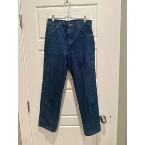 Wrangler Vintage 90s High Rise Jeans Straight Leg Mom Jeans Denim 9 x 30 thumbnail 2