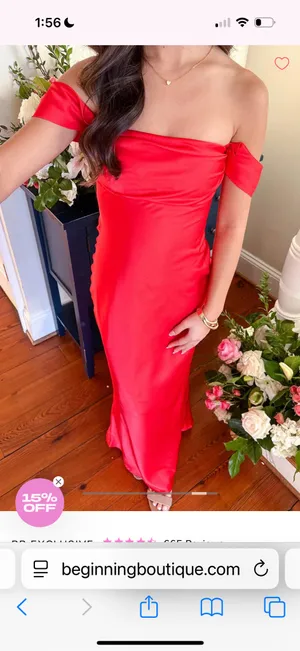 Beginning Boutique Dress Red thumbnail 3