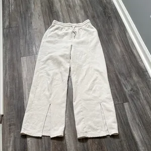 Abercrombie Split Hem Wide Leg Sweatpants Medium thumbnail 4