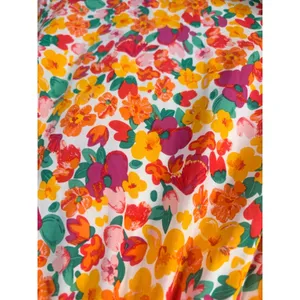 BTFBM‎ One Shoulder Maxi Dress Womens Medium Multicolor Excellent Floral Smocked thumbnail 13