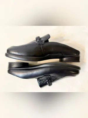 ECCO Sculpted Luxury Braided Mule Black/Black Patent Size 39 thumbnail 7