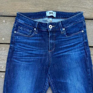 Paige Verdugo Ankle Blue Dark Wash Skinny Jeans thumbnail 7