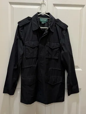LAUREN Ralph Lauren Navy Utility Field Jacket - Women's M thumbnail 4