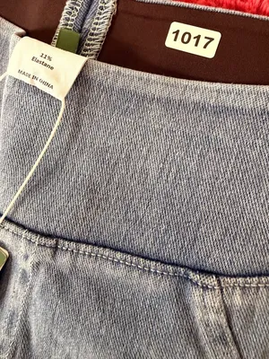Halara Womens Full-Length size Small Jeggings Small Blue Stretch Denim Blend thumbnail 8