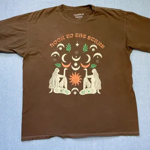 Pacsun Golden Hour Look To The Stars Oversized T Shirt Size L/XL thumbnail 1