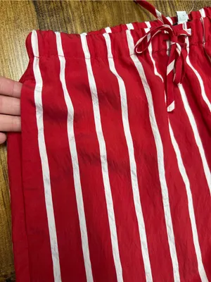 Madewell Pull On Pants in Varsity Red Size Small NWT thumbnail 8