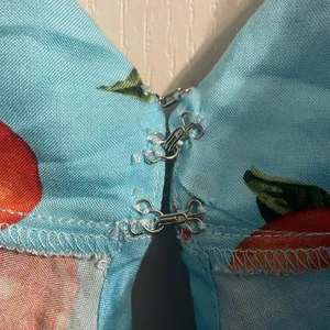 Buddy Love Orange Print Mallory Tie Front Tank‎ Summer Resort Vacation Fruit thumbnail 5