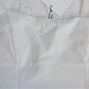 NWT Corset Top Tank Crop White Size Small thumbnail 2