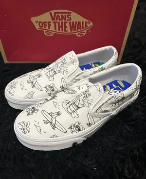 VANS white u-color u-paint slip on shoes sneakers women’s 7 new thumbnail 7