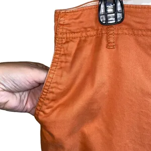 Vintage GAP Stretch Orange Wide Leg Cargo Pants Y2K‎ Utility 90s Size 4 thumbnail 2