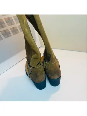 Steve Madden RUSKIN Moto boots Brown Chestnut Suede Leather country Cowgirl 8M thumbnail 10