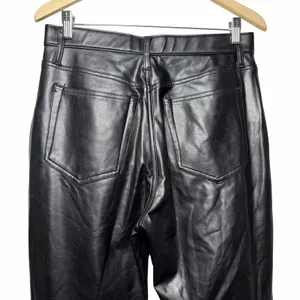 Abercrombie Curve Love The Skinny High Rise Faux Leather Pants Black 31/ 12 thumbnail 7