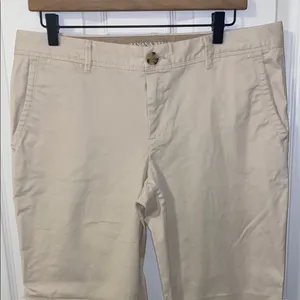 Banana Republic Tan Straight Leg Chinos Versatile Style Size 8 thumbnail 3
