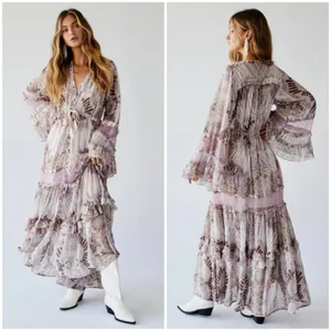 💕FREE PEOPLE💕 Lover to Lover Dress by Bali~ Bohemian Print Small NWOT thumbnail 3