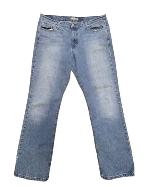 Levis 505 Straight Leg Jeans Womens 14M Medium Wash Denim Blue 731L 15505-1101 thumbnail 1