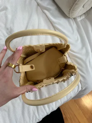 Anthropologie Hollace Tote Butter Yellow thumbnail 4