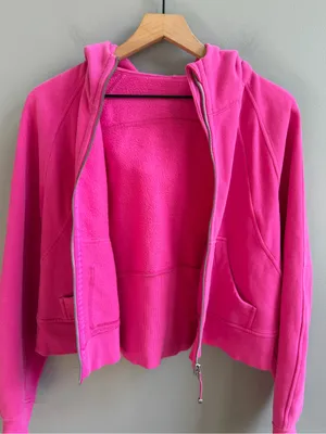 Lululemon Scuba Oversized Full Zip Sonic Pink Size XS / S thumbnail 7