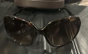 Michael Kors Women's Brown Tortoise Sunglasses includes Michael Kors Case thumbnail 1