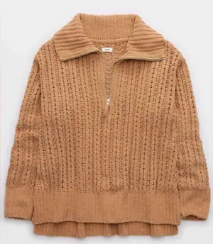 American Eagle Aerie Cable Knit Sweater thumbnail 1