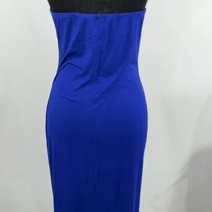 Strapless knit dress Blue Size undefined thumbnail 3