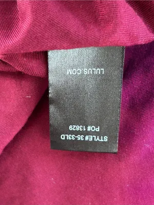 NWT Lulus Burgundy Tricks of the Trade Taupe Convertible Maxi Dress Size Small thumbnail 10