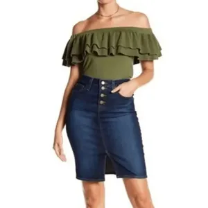Big Star Stella High Rise Denim Pencil Skirt Size 26 Small thumbnail 9
