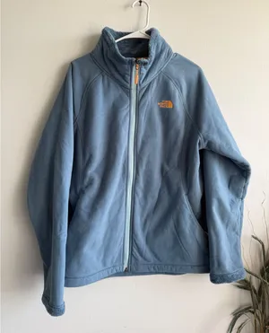 The North Face Womens Morninglory 2 Jacket Cool Blue Fleece Full Zip‎ XL CTP8413 thumbnail 1