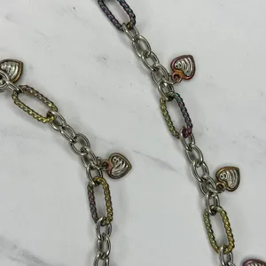 Heart Charm Silver Gold Chain Belt 2X/3X (2X/3X) ✨ thumbnail 4