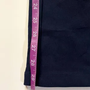 SHEIN Navy Blue Straight Leg Pants Size M EUC thumbnail 7