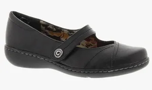 Soft style by hush puppies black leather mary Jane‎ Shoes size 8.5 thumbnail 1