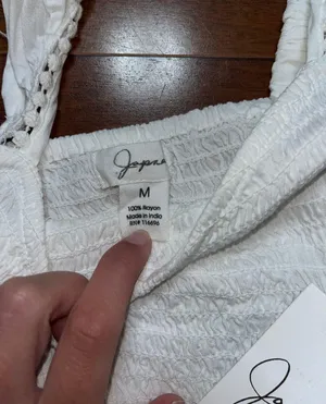 Japna Boutique White Tank Top thumbnail 3