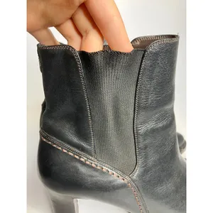 Cole‎ Haan Womens Black Leather Chelsea Heeled Ankle Boots Size 8.5 B thumbnail 4