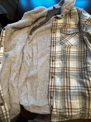 COZY FALL ESSENTIAL - Plaid Sherpa-Lined Brand New With Tags! thumbnail 5