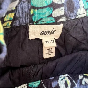 Aerie Rock 'n' Ruffle Skort in Blue Black Purple Multi Size XSmall NWT thumbnail 3