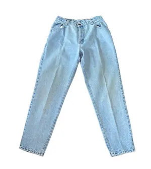 Vintage Gitano High Rise Tapered Leg Light Wash Jeans 30" waist thumbnail 1