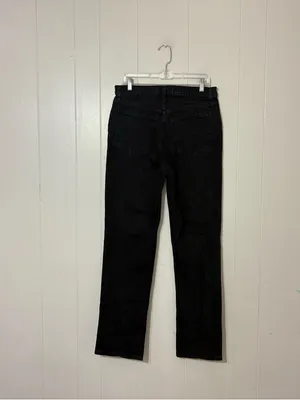 Abercrombie & Fitch 90s Straight Ultra High Rise Black Jeans Size 10 thumbnail 2