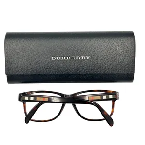 Burberry Eyeglass Frames Women's Tortoiseshell Brown 52 15 135 W/Black Hard Case thumbnail 4