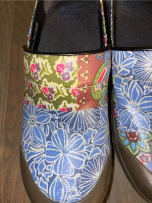Dansko Vegan Floral Patchwork Professional Clogs EU 40 Nurse Comfort Shoes thumbnail 3