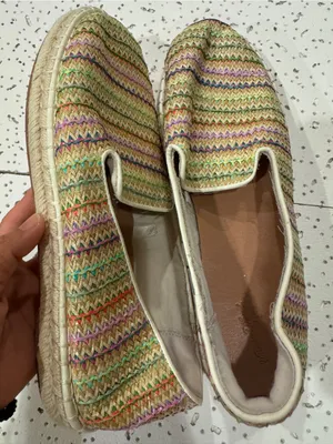 Woven Multicolor Espadrille Slip-On Women's Shoe thumbnail 1