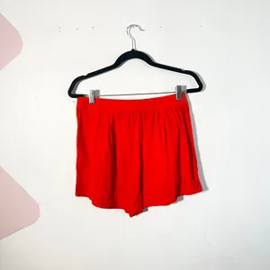 100% Orange Shorts Women's Large Orange Casual Lightweight thumbnail 2