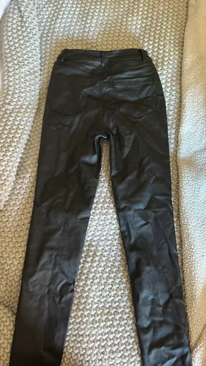 Windsor Black Leather Leggings / Pants thumbnail 4