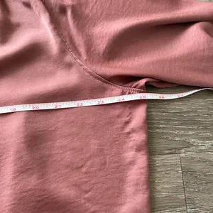 GAP Deco Rose Silky V-Neck Blouse XL Long Sleeve Draped Top thumbnail 10