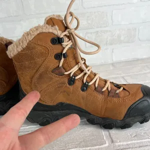 Oboz Bridger 7" Boots Womens 7 Brown Sherpa Mid Insulated Hiking Bdry Waterproof thumbnail 12