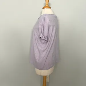 BiBi Lavender Lilac Light Purple Oversized Top thumbnail 4
