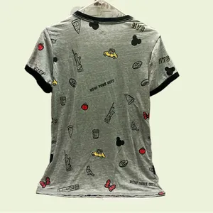Disney Women’s Gray and Black Graphic Tee size M thumbnail 2