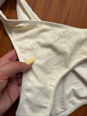 Dippin Daisys 2 Piece Off White Ribbed Swimsuit Nocturnal Bottom and Amalfi Top thumbnail 3