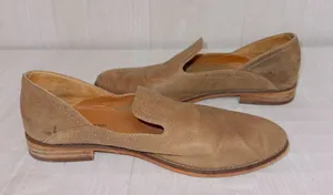 Lucky Brand Women's Cahill Casual Comfort Brown Leather Slip On Loafer size 9.5 thumbnail 4